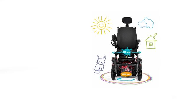 SILLA ELÉCTRICA INFANTIL ZIPPIE Q300 M MINI KIDS